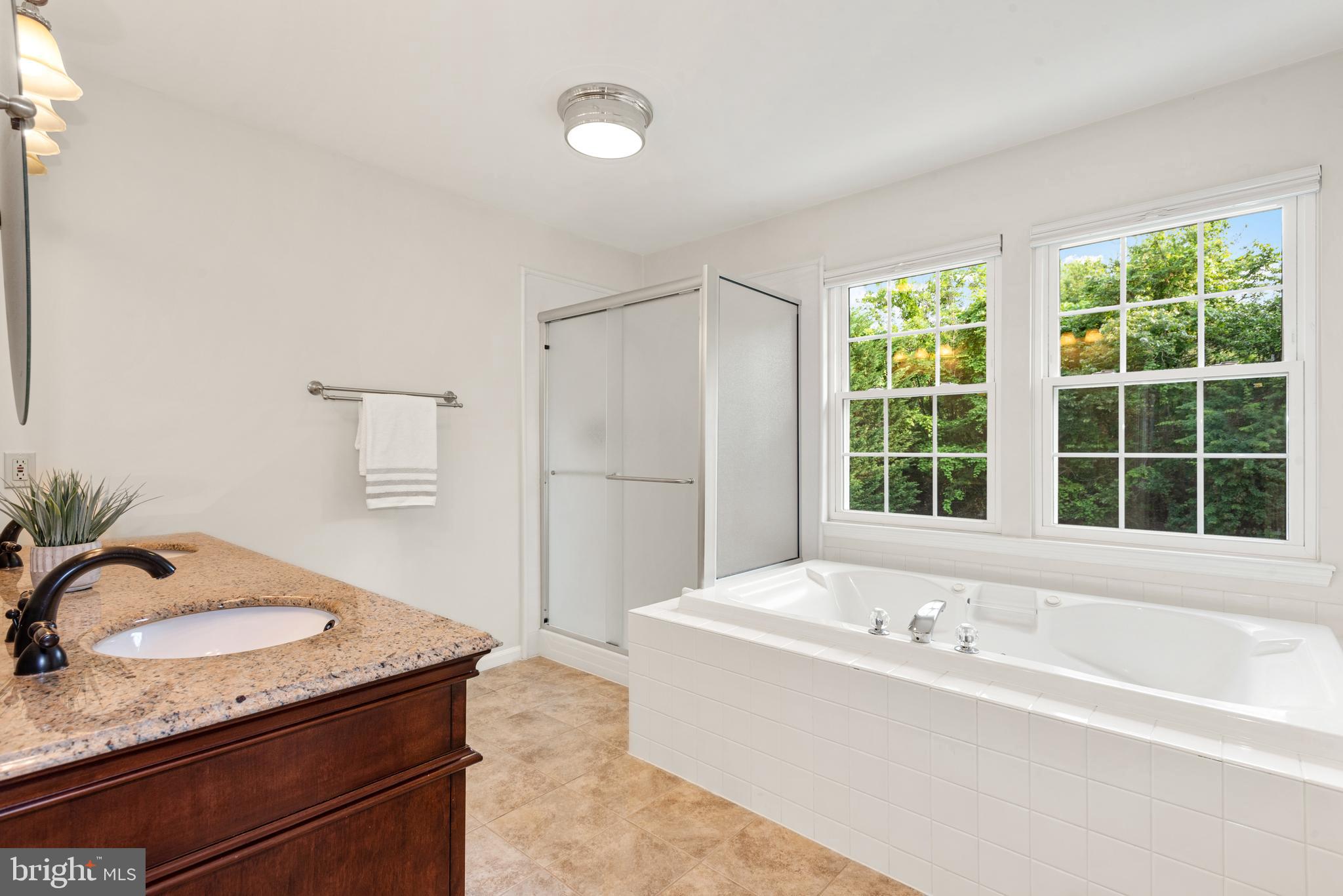 12701 Thunder Chase Drive Reston, VA 20191 - Photo 26 of 44 Large primary bath with jetted tub