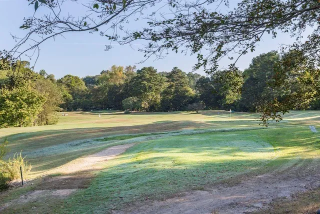 a view of a backyard with a yard