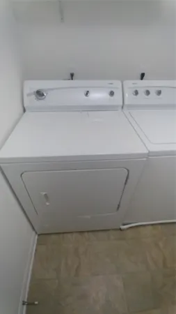 a close up view of washer