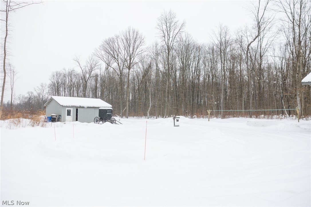 3542 Mann Road Andover, OH 44003 - Photo 22 of 42 View of yard with an outdoor structure and a pole building