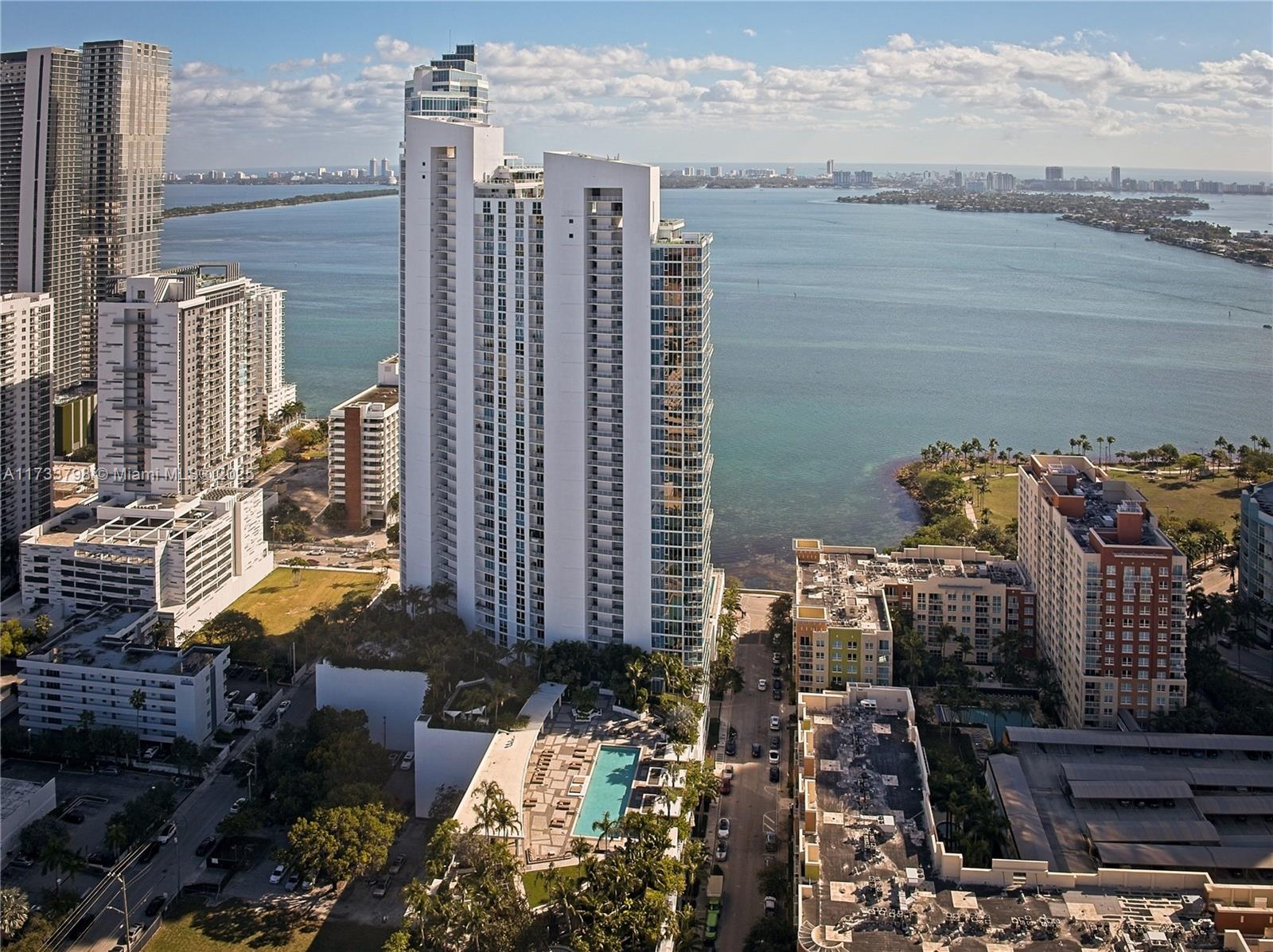 2020 North Bayshore Drive, Unit 2302 Miami, FL 33137 - Photo 45 of 57 a view of city with ocean