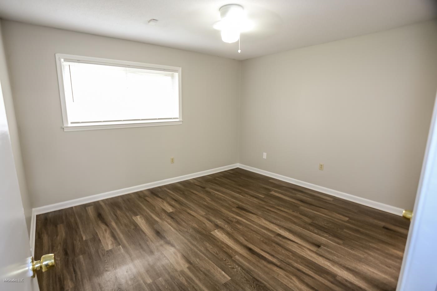 5217 Yale Road Memphis, TN 38134 - Photo 14 of 30 Spare room featuring ceiling fan and dark hardwood / wood-style flooring