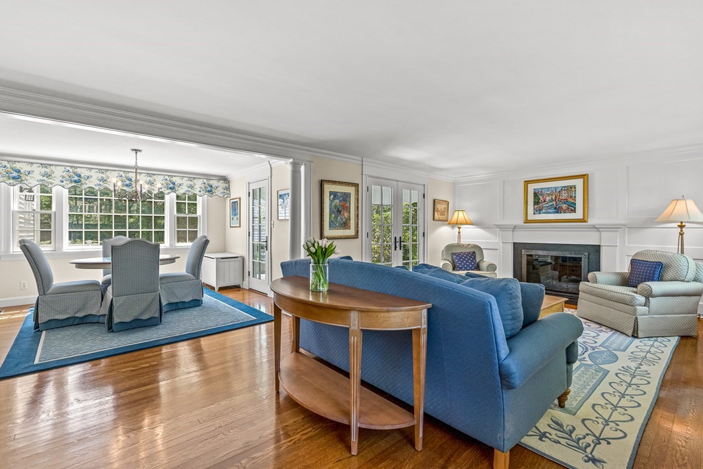 3 Ordway Road Wellesley, MA 02481 - Photo 11 of 38 a view of a livingroom with furniture window and wooden floor