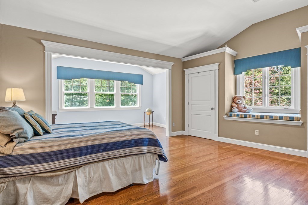 3 Ordway Road Wellesley, MA 02481 - Photo 31 of 38 a bedroom with a large bed and a window