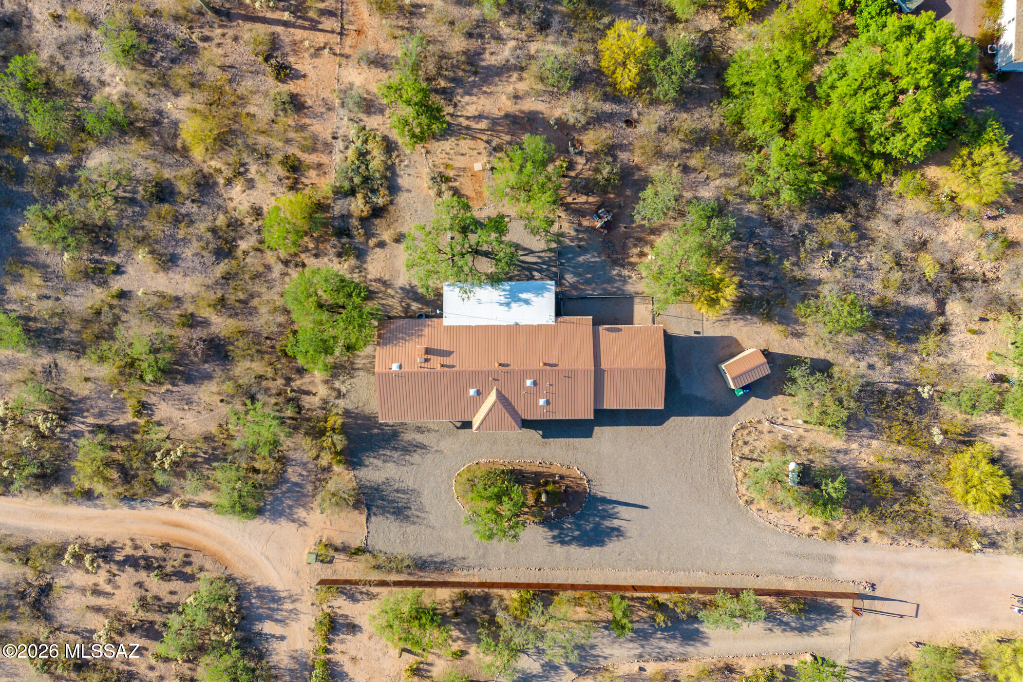 13599 East Rincon Ranch Road Vail, AZ 85641 - Photo 2 of 41 an aerial view of a house with outdoor space