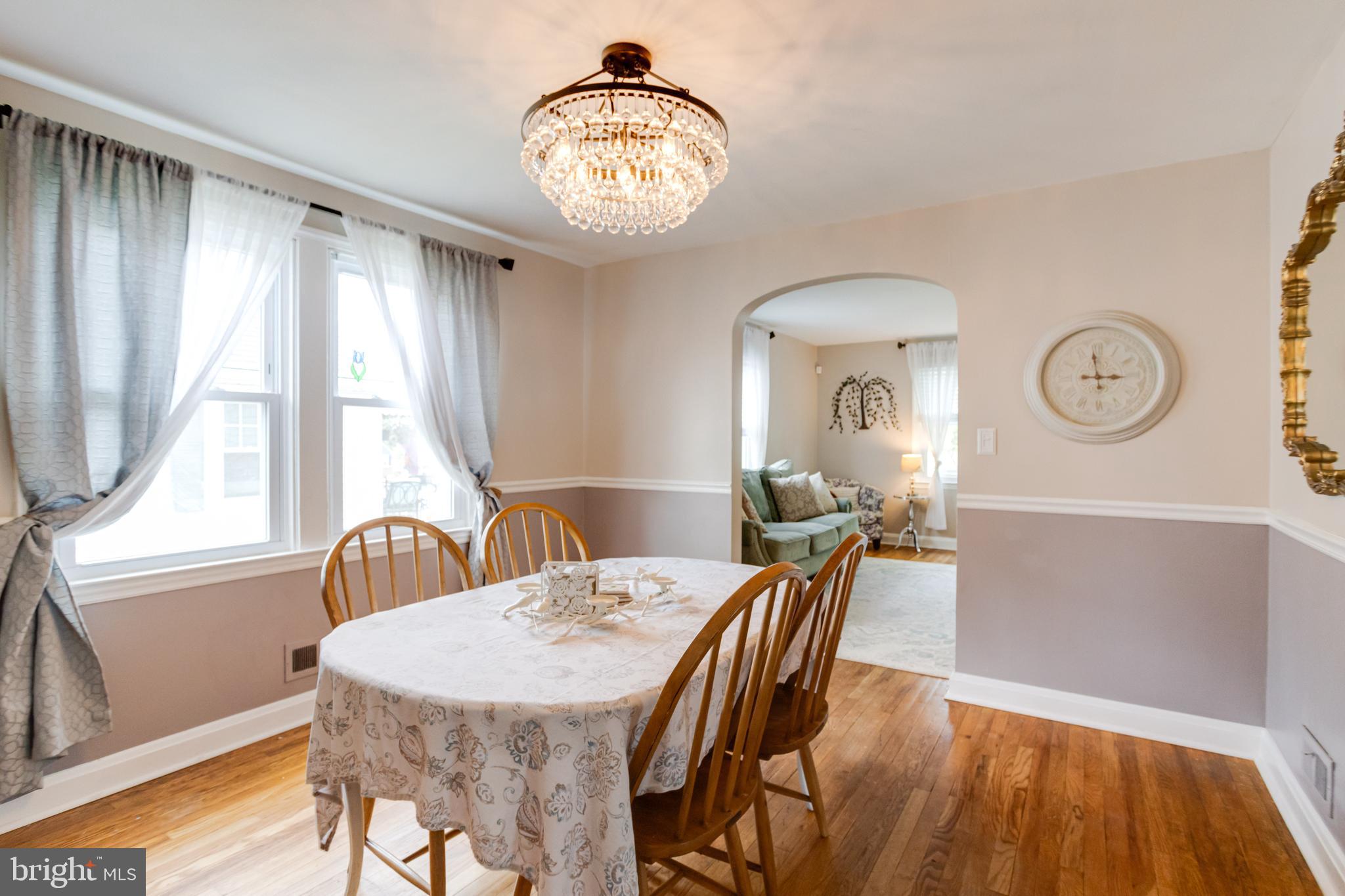 8307 Avondale Road Parkville, MD 21234 - Photo 11 of 44 Dining Room with Hardwood Floors