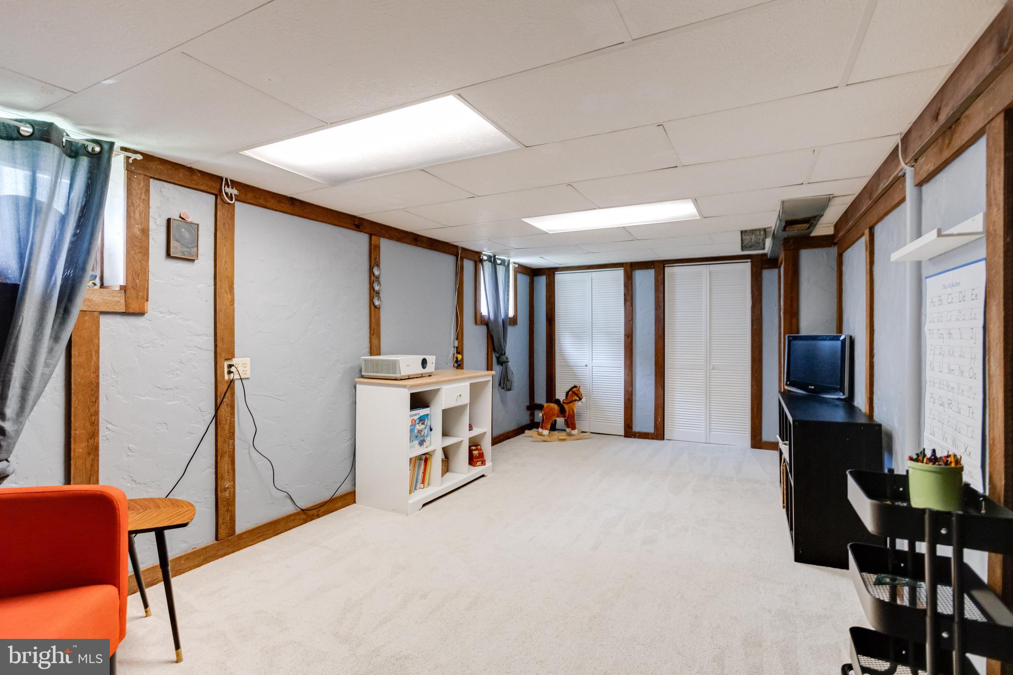 8307 Avondale Road Parkville, MD 21234 - Photo 36 of 44 Finished Recreation Room on Lower Level