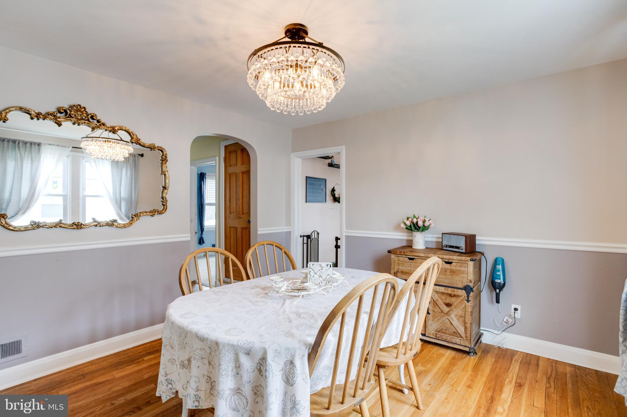 8307 Avondale Road Parkville, MD 21234 - Photo 9 of 44 Dining Room with Hardwood Floors