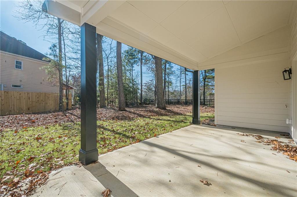5249 Moon Road Powder Springs, GA 30127 - Photo 12 of 43 a view of a porch