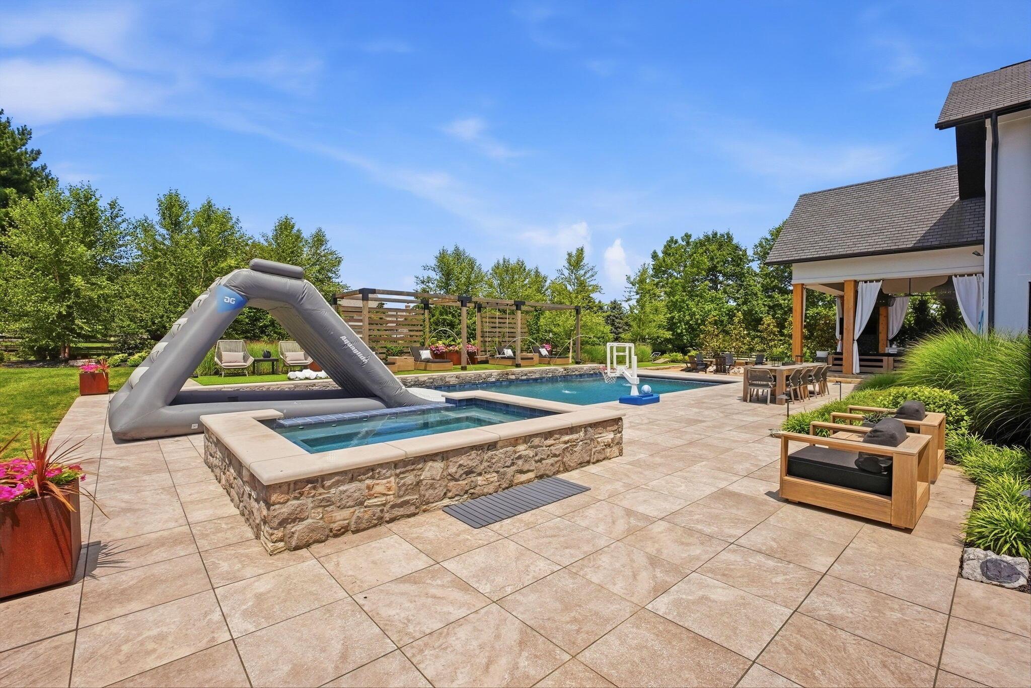 10122 Concord Road Dublin, OH 43017 - Photo 91 of 119 Built-in Spa / Pool Views
