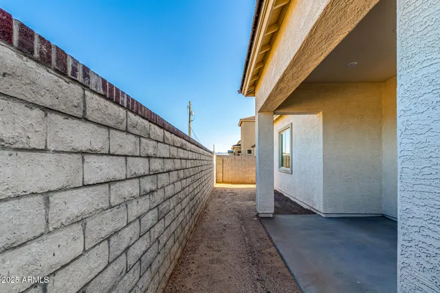 a view of a house with a hallway