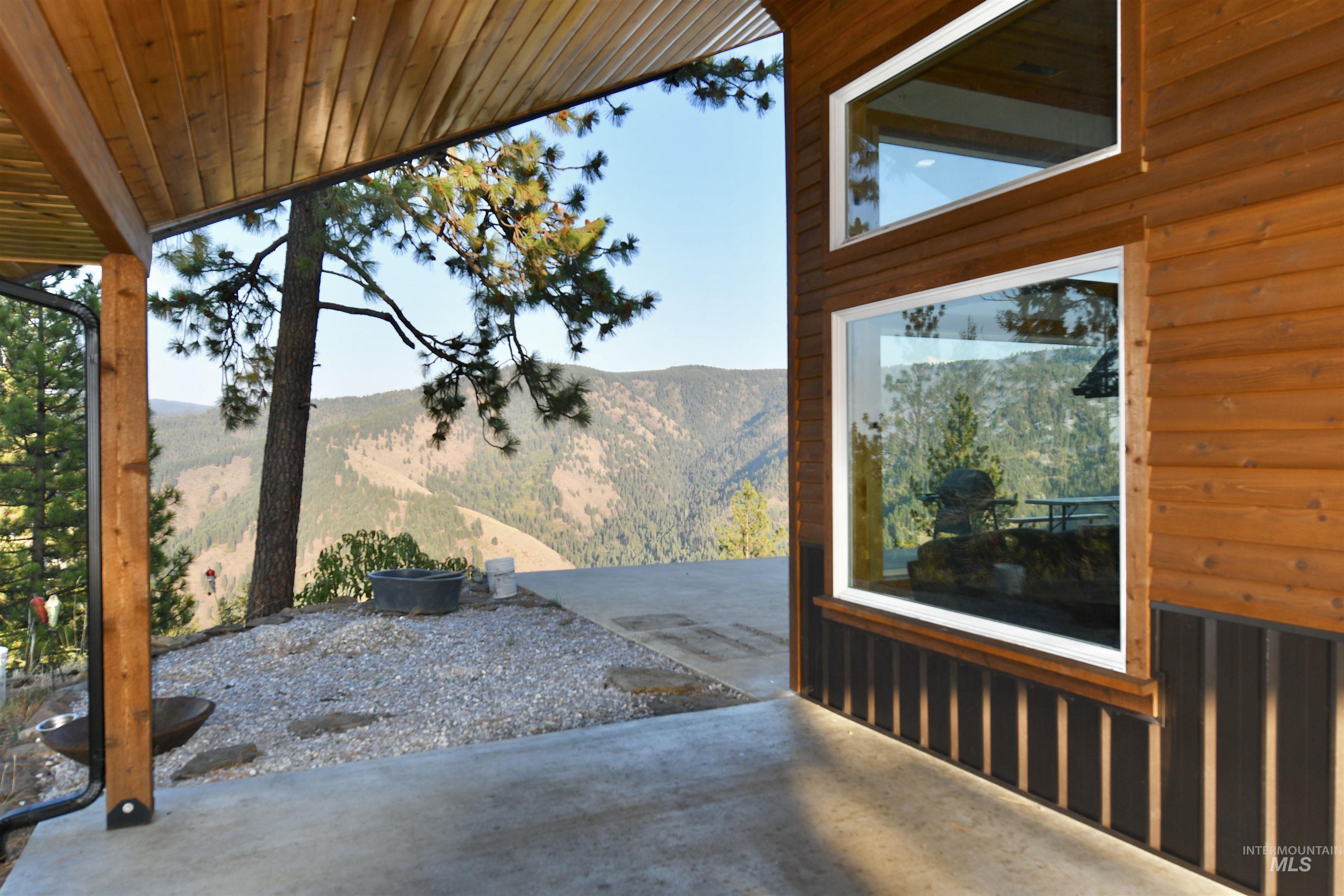 929 Mt Idaho Grade Road Grangeville, ID 83530 - Photo 27 of 47 View of patio with a mountain view