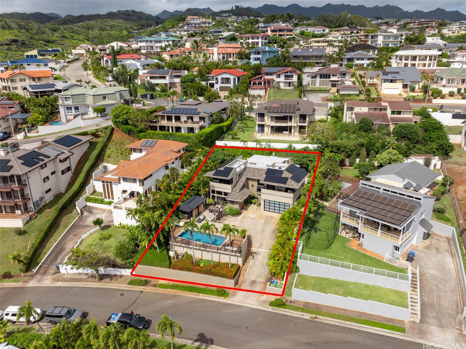 1868 Kihi Street Honolulu, HI 96821 - Photo 6 of 20 an aerial view of residential houses with outdoor space