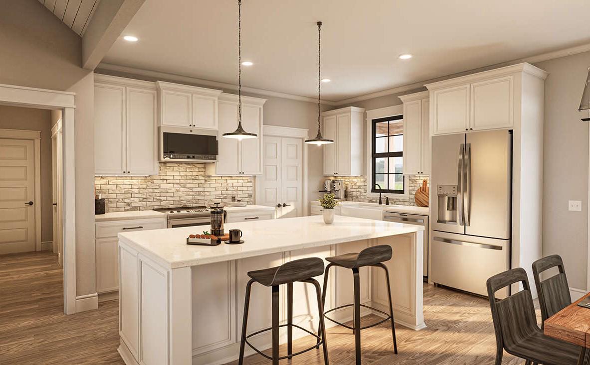 18284 Greens Corner Road Culpeper, VA 22701 - Photo 2 of 4 Illustrative - Modern Kitchen with Large Island