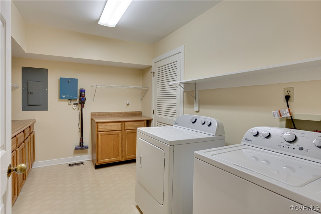 3125 Stony Point Road, Unit D Richmond, VA 23235 - Photo 30 of 33 Laundry room with washing machine and clothes drye