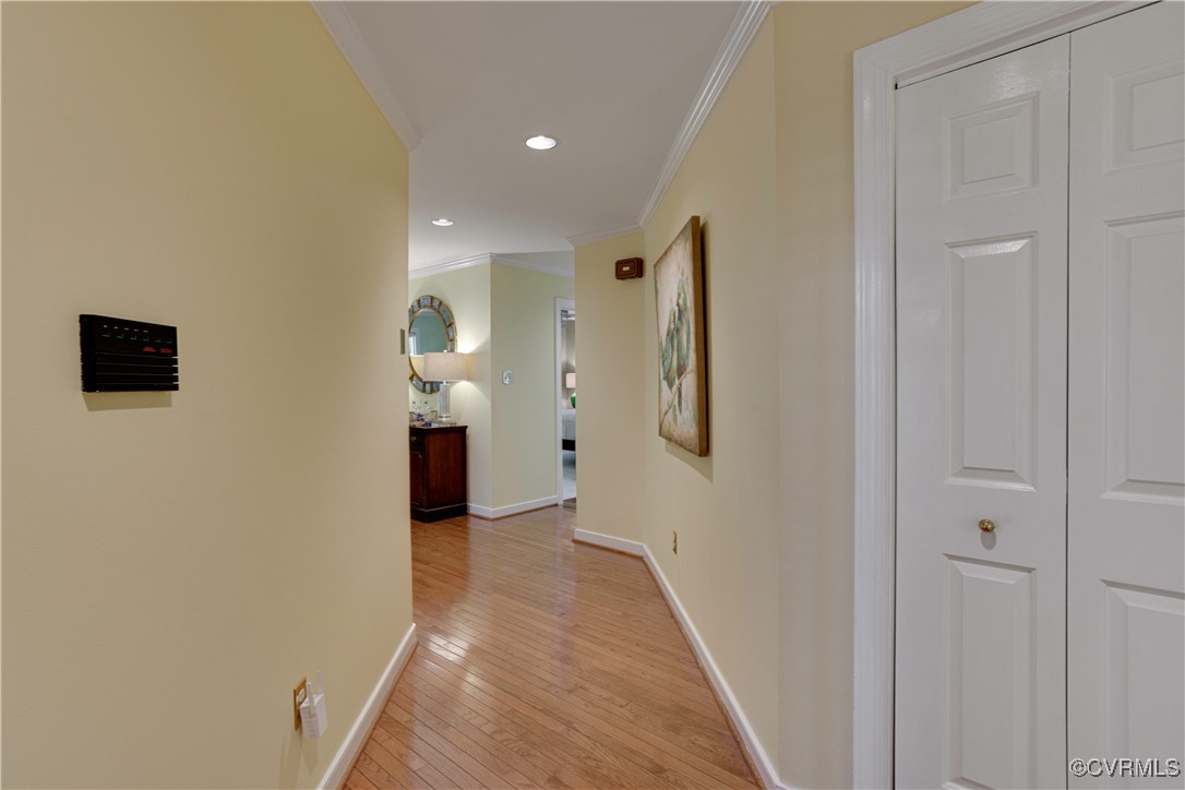 3125 Stony Point Road, Unit D Richmond, VA 23235 - Photo 8 of 33 Hall featuring light hardwood / wood-style floorin