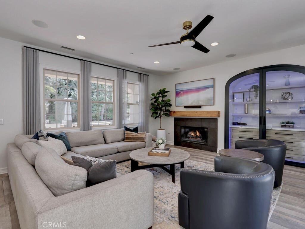 1 Lennox Court Ladera Ranch, CA 92694 - Photo 16 of 68 The family room is just off the kitchen. Spacious, with views out to the backyard one one side and the courtyard on the other.