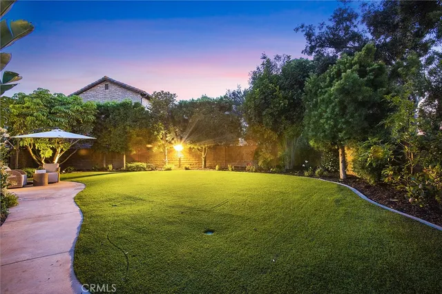 a outdoor dining space with furniture and outdoor view
