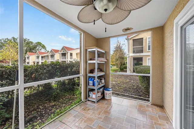 a view of a swimming pool with a lounge chairs