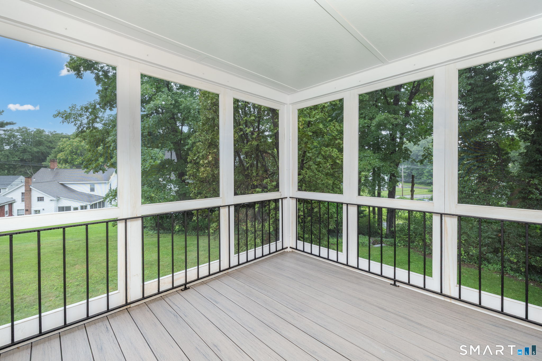 6 Keighley Pond Road East Hampton, CT 06456 - Photo 12 of 40 The screened-in porch has composite flooring and the screening was even installed below the decking to truly keep out insects!