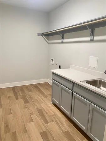 a bathroom with a shower and a toilet