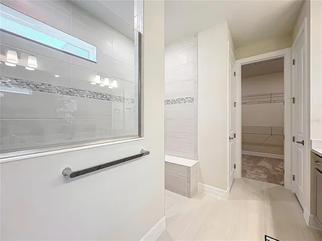 an aerial view of residential building with outdoor space