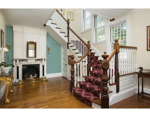 144 Nehoiden Road Newton, MA 02468 - Photo 4 of 17 a view of entryway and hall with wooden floor
