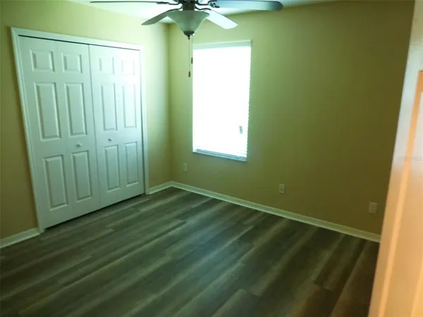 a view of an entryway with a window