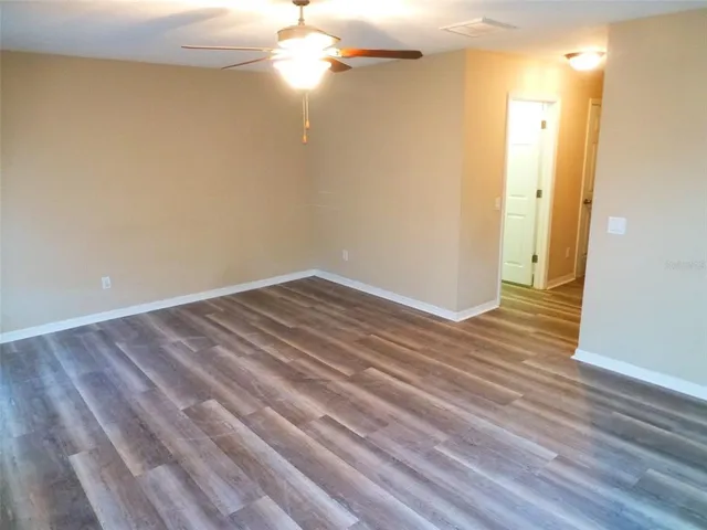 wooden floor in an empty room