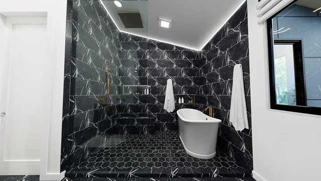 a bathroom with a toilet and a sink