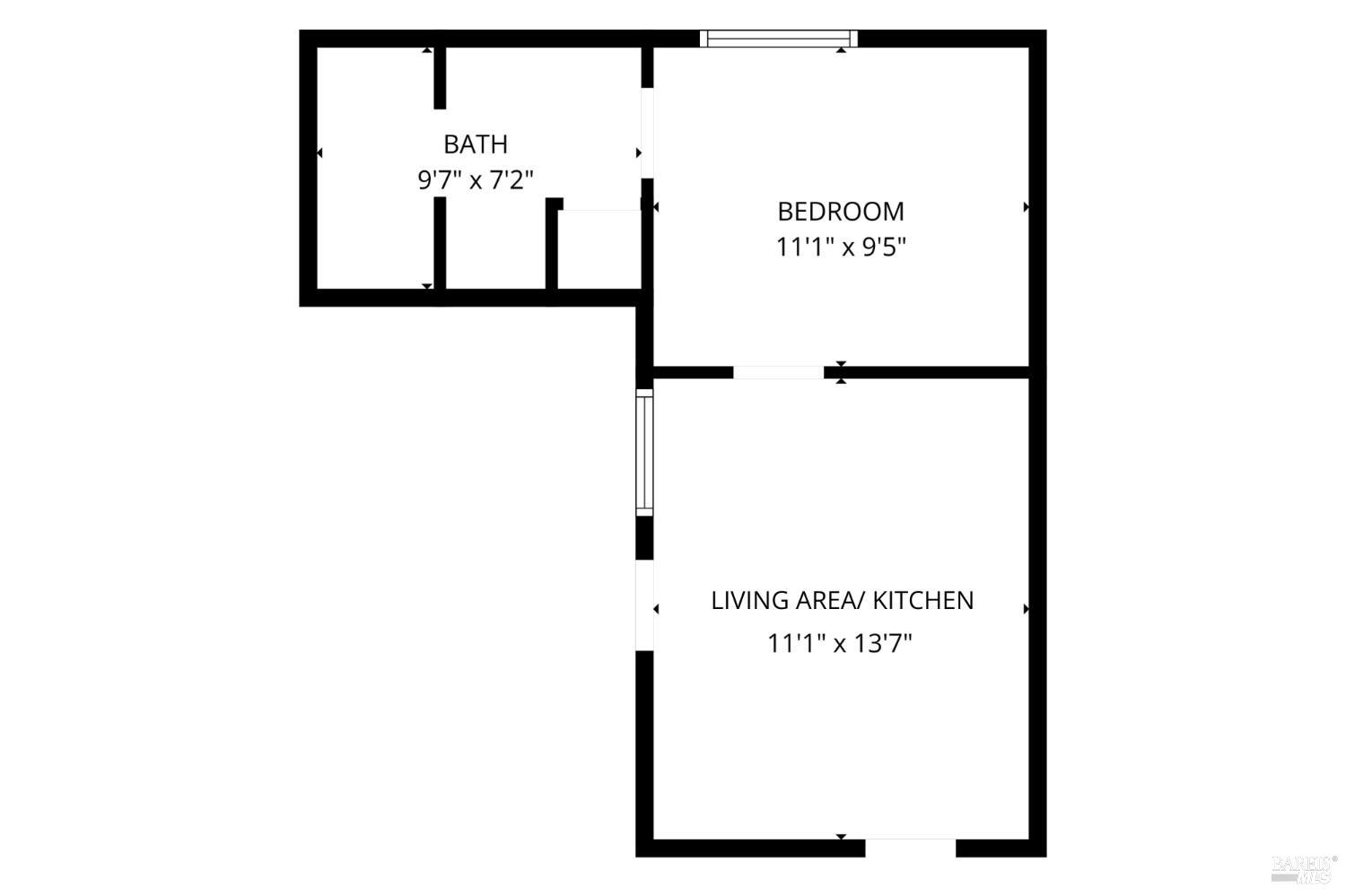 9079 Middle Terrace Monte Rio, CA 95462 - Photo 48 of 48 Upper home floor plan