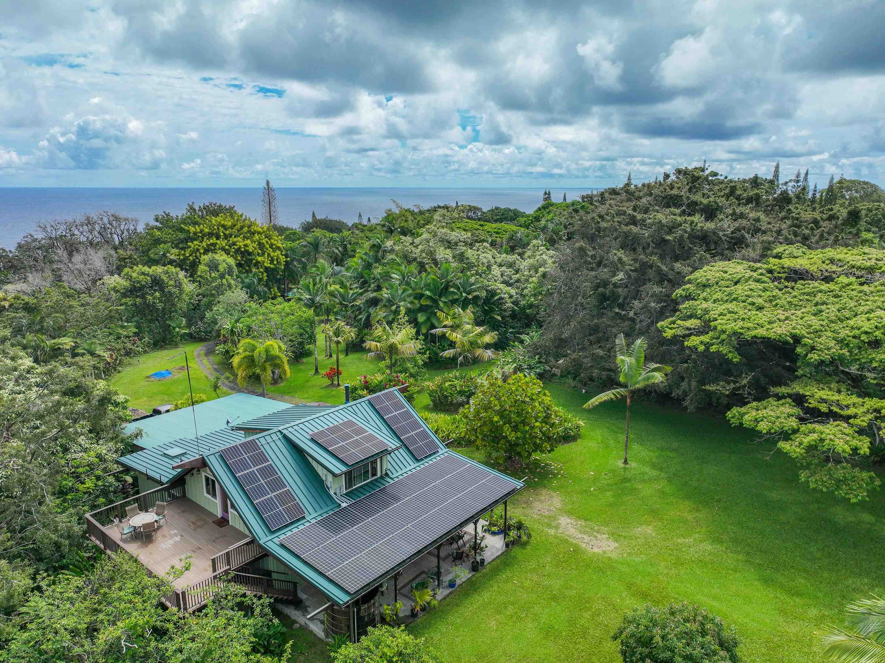 1600 Lower Nahiku Road Hana, HI 96713 - Photo 2 of 23 an aerial view of a house with garden space and street view