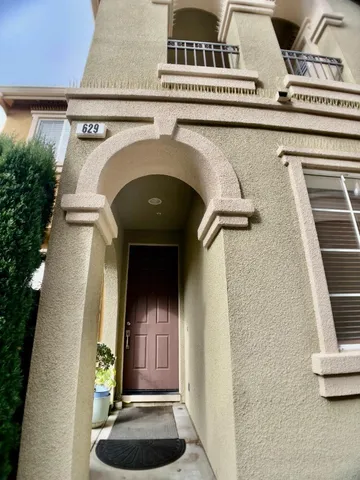 a view of an outdoor sitting space