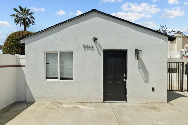 a view of a house with a porch