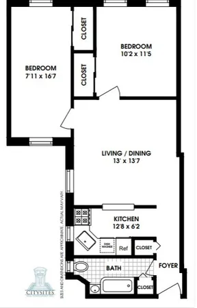 $4,600 | 157 East 89th Street, Unit 1FE | Upper East Side