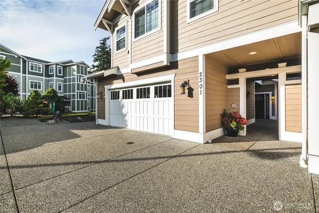 a view of a building with a street