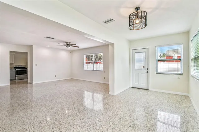 wooden floor in an empty room