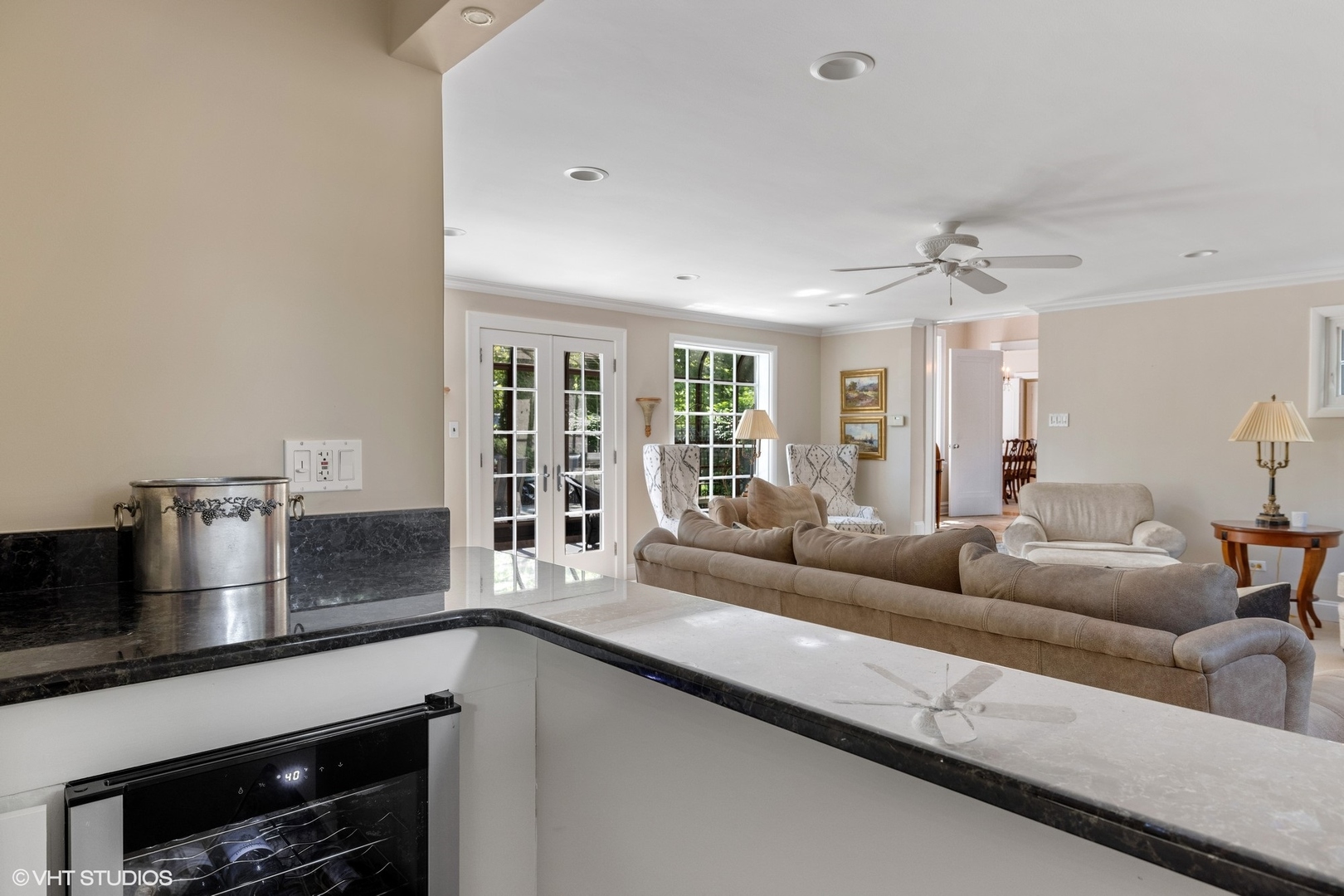 474 Ash Street Winnetka, IL 60093 - Photo 20 of 57 a living room with furniture and a fireplace