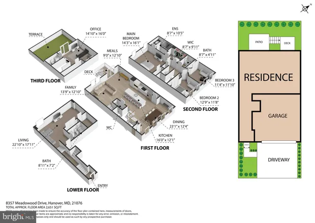 $624,900 | 8357 Meadowood Drive, Hanover, MD 21076