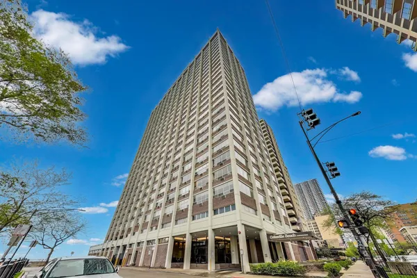 a view of a large building