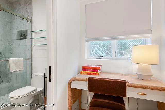 a bathroom with a toilet and a sink