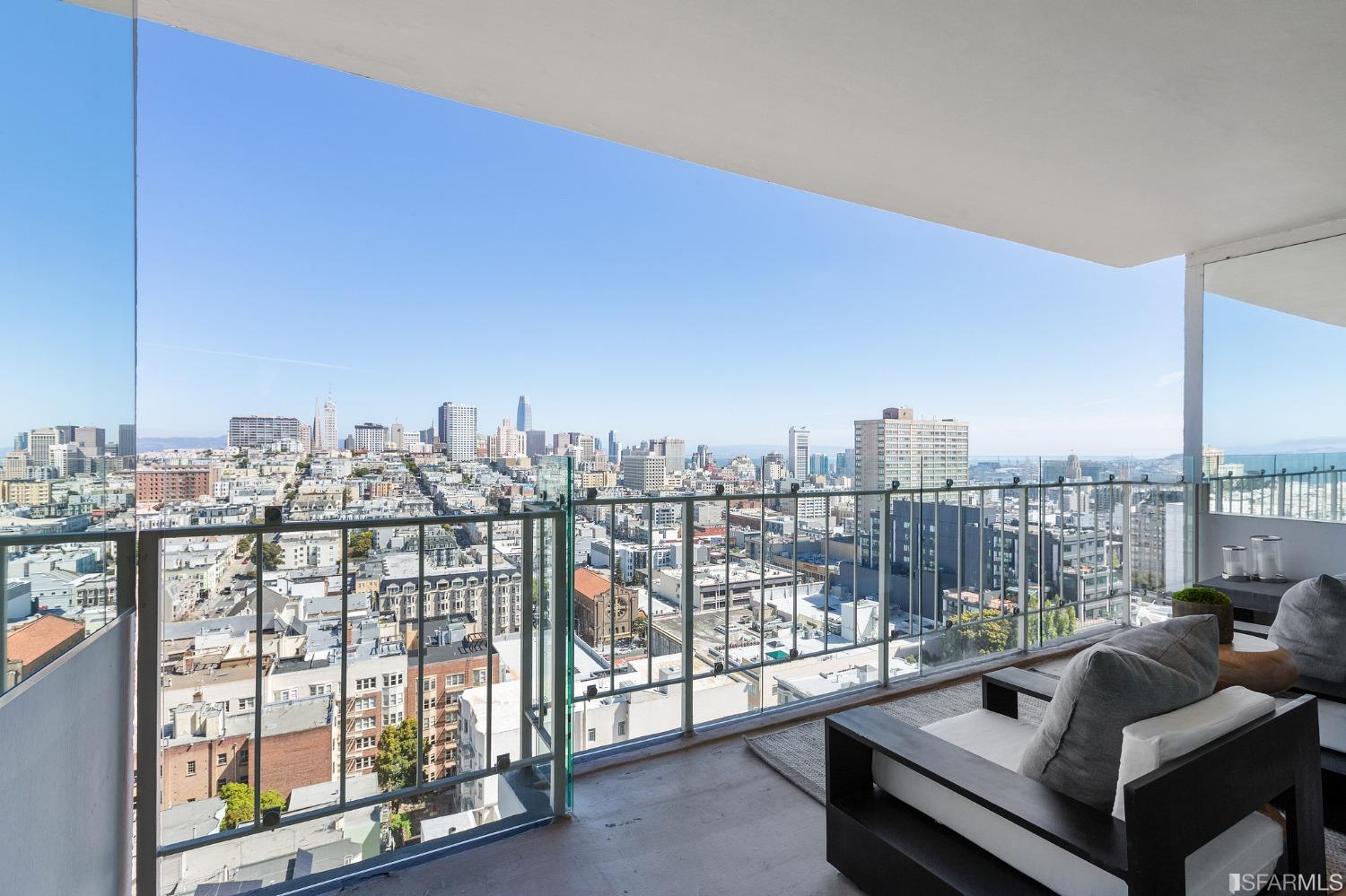 1835 Franklin Street, Unit 1601 San Francisco, CA 94109 - Photo 15 of 37 a view of a terrace with city view