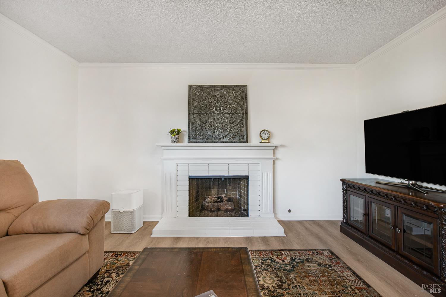 199 White Oak Drive Santa Rosa, CA 95409 - Photo 5 of 37 a living room with furniture and a fireplace