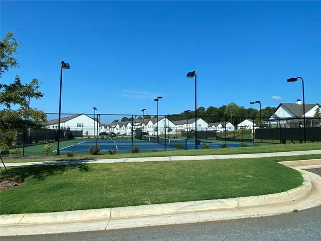 a view of a golf course