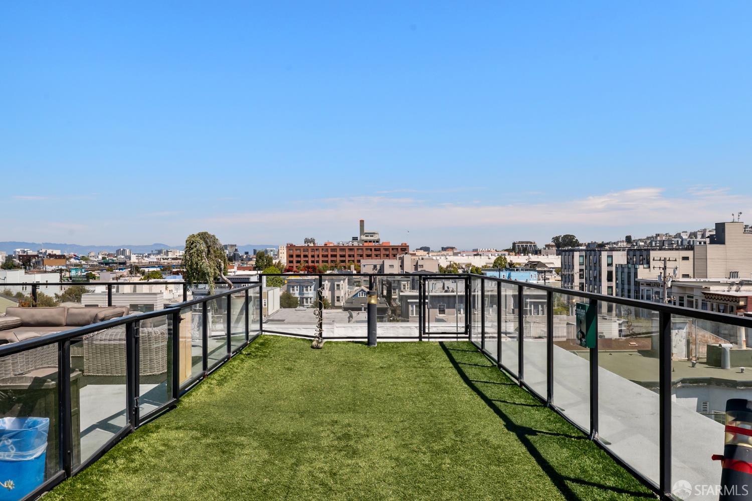 1875 Mission Street, Unit 109 San Francisco, CA 94103 - Photo 23 of 29 a view of a city from a balcony