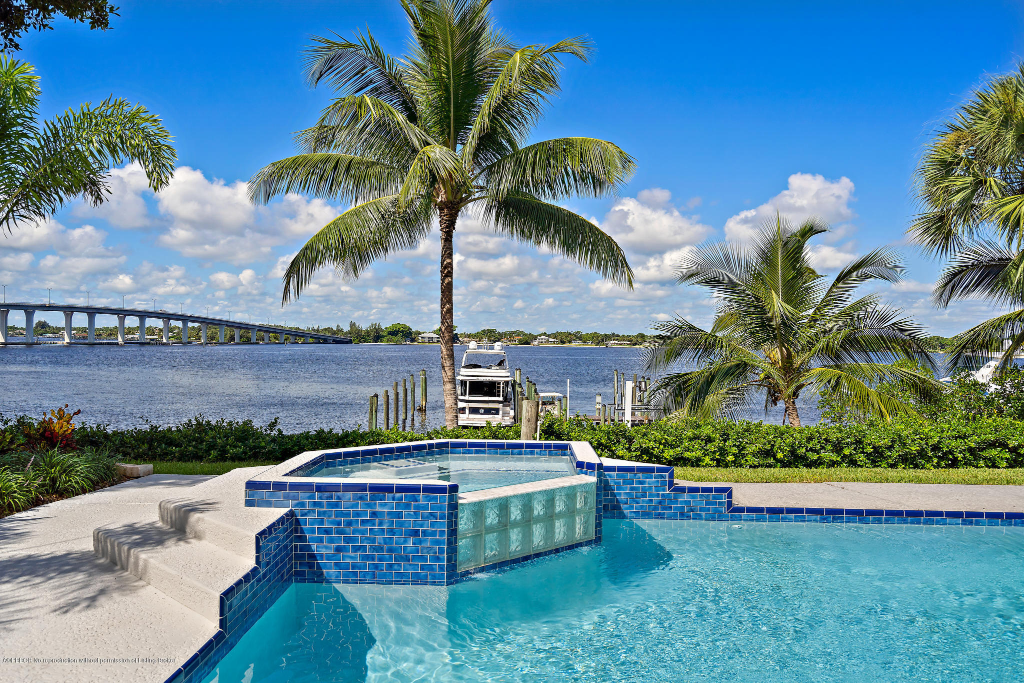 19 North River Road Sewall's Point, FL 34996 - Photo 46 of 51 a view of a garden with a patio