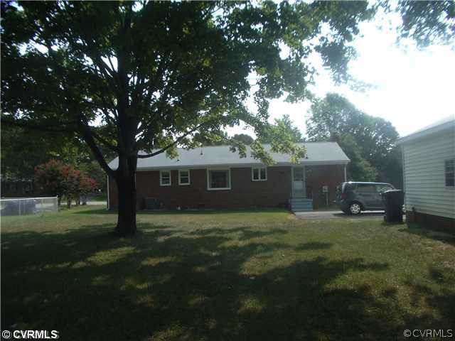 8501 Sutherland Road North Chesterfield, VA 23236 - Photo 11 of 12 Other - Back View and Yard!