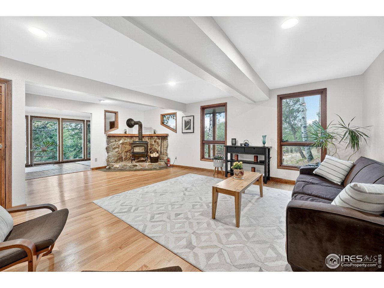 1707 Ridge Road Nederland, CO 80466 - Photo 14 of 50 Floor to ceiling windows fill the Main level with great natural light
