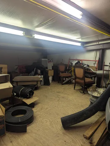 a backyard of a house