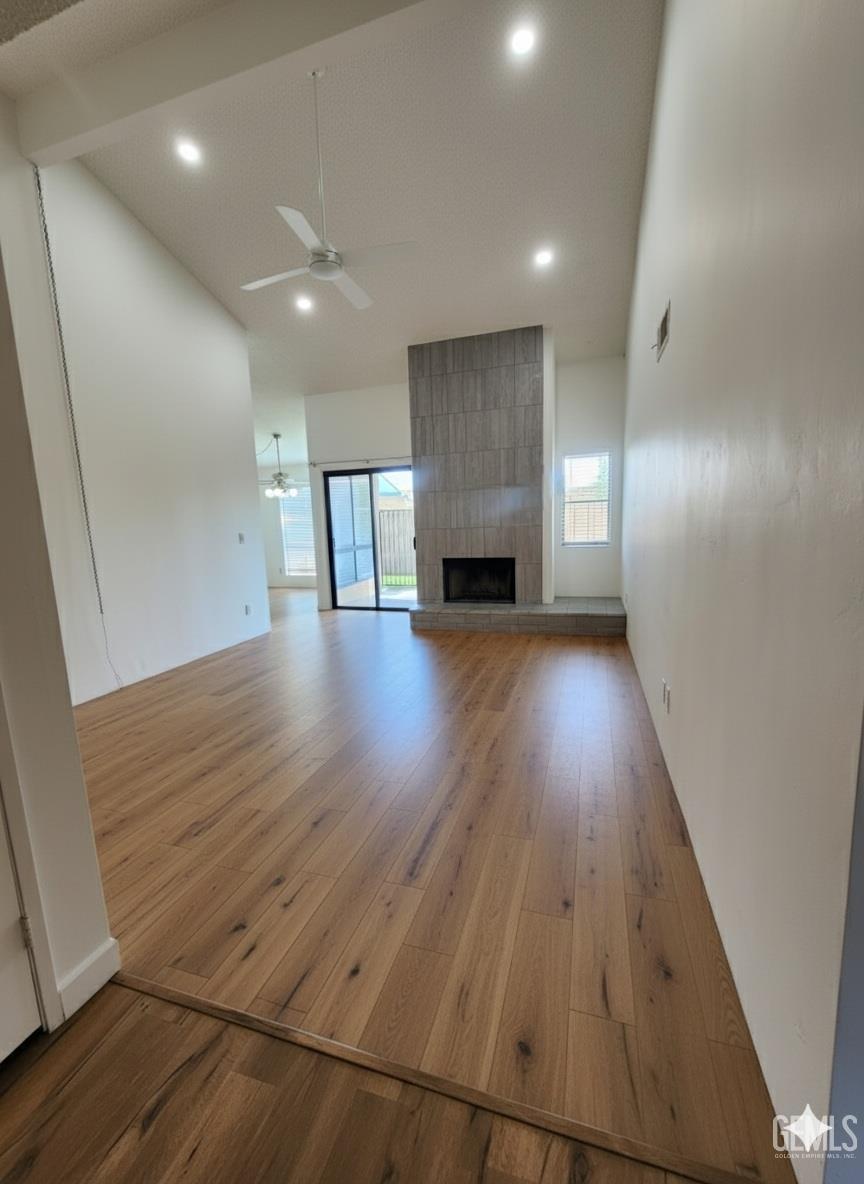 Undisclosed Address Bakersfield, CA 93308 - Photo 34 of 37 a view of an empty room with wooden floor